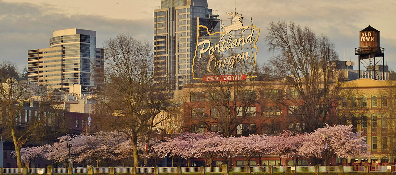 Portland in spring