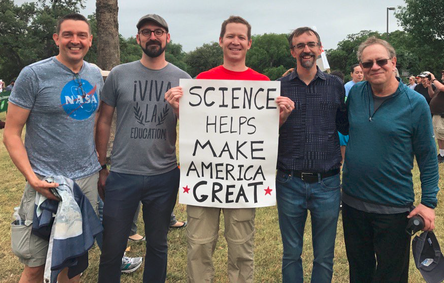 Participants in the March for Science