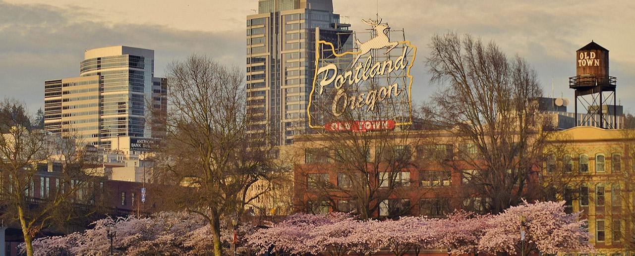 Portland in spring